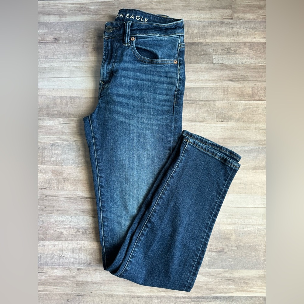 AEO 29x34 AirFlex+ Slim Straight Jeans